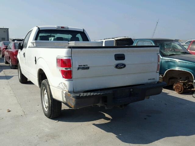 1FTNF1CF6CKD65057 - 2012 FORD F150 WHITE photo 3