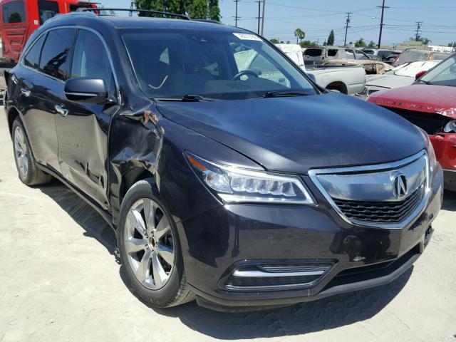 5FRYD4H99GB042274 - 2016 ACURA MDX ADVANC GRAY photo 1