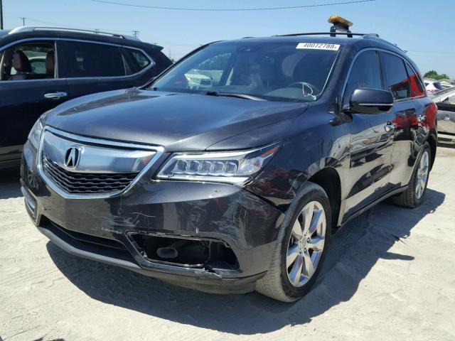 5FRYD4H99GB042274 - 2016 ACURA MDX ADVANC GRAY photo 2