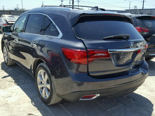5FRYD4H99GB042274 - 2016 ACURA MDX ADVANC GRAY photo 3