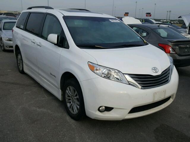 5TDYK3DC6BS019770 - 2011 TOYOTA SIENNA WHITE photo 1