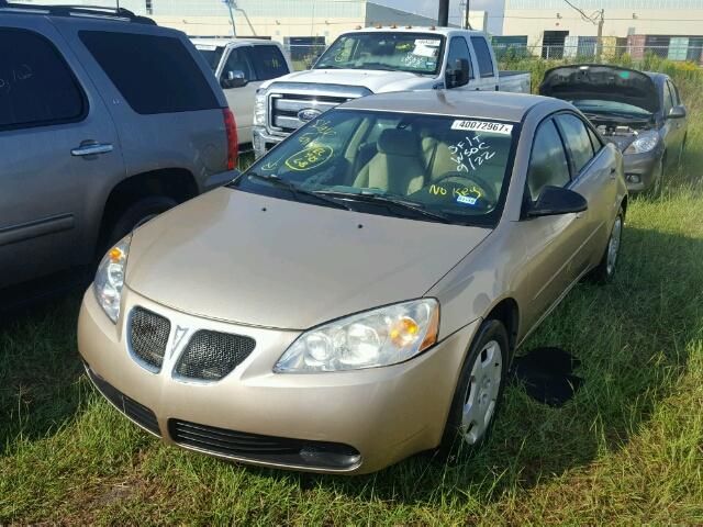 1G2ZF55B964266507 - 2006 PONTIAC G6 SE TAN photo 2