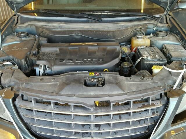 2C8GF78435R531184 - 2005 CHRYSLER PACIFICA L მწვანე ფოტო 7