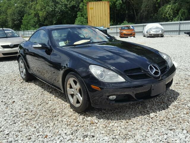 WDBWK54F76F085858 - 2006 MERCEDES-BENZ SLK 280 BLACK photo 1