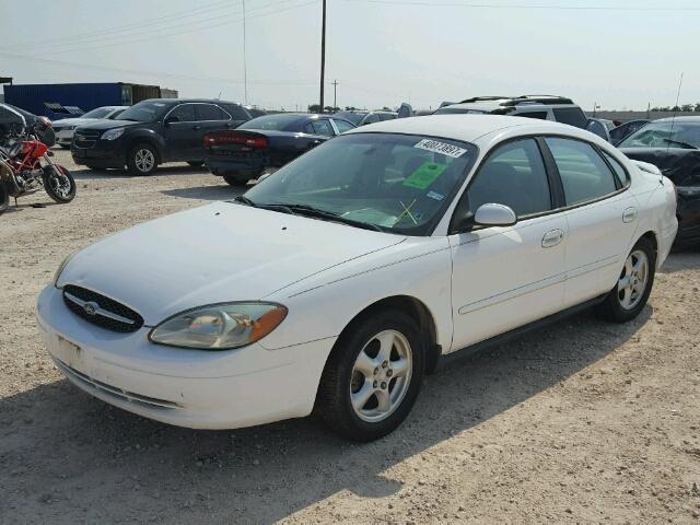 1FAFP55232A245049 - 2002 FORD TAURUS SES WHITE photo 2