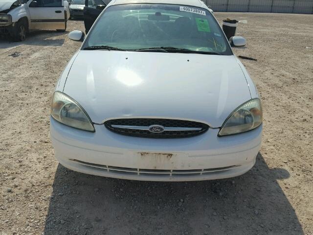 1FAFP55232A245049 - 2002 FORD TAURUS SES WHITE photo 9