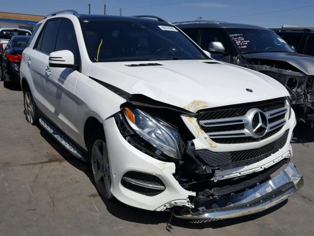 4JGDA5JB0JB047090 - 2018 MERCEDES-BENZ GLE 350 WHITE photo 1