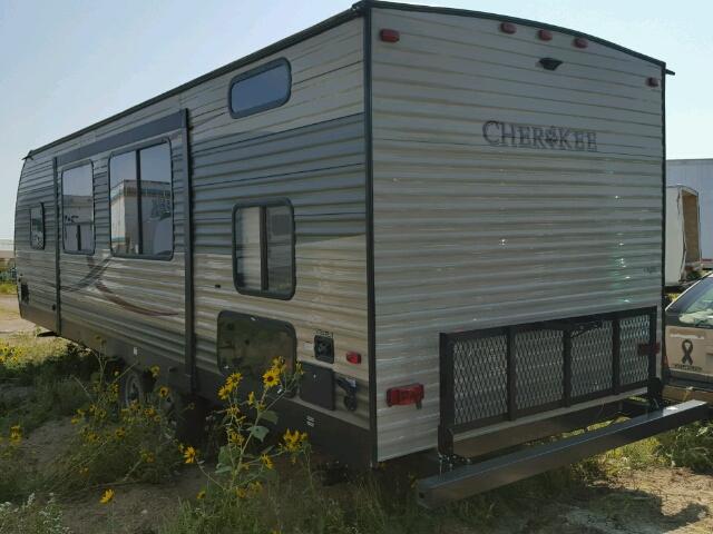 4X4TCKC21FX119375 - 2015 ATK CAMPER BROWN photo 3