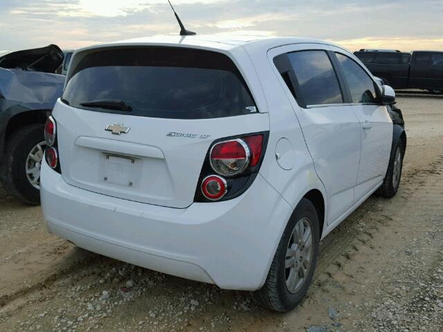 1G1JC6SH8D4192857 - 2013 CHEVROLET SONIC LT WHITE photo 4