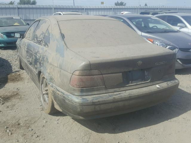 WBADT63432CH85528 - 2002 BMW 530 I AUTO GREEN photo 3