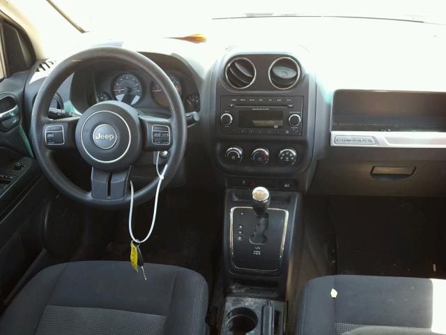 1C4NJDBB3ED880457 - 2014 JEEP COMPASS SP GRAY photo 9