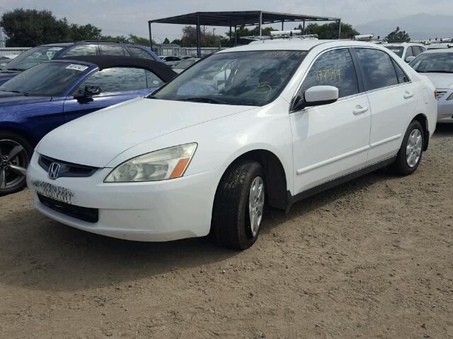 1HGCM56354A135783 - 2004 HONDA ACCORD WHITE photo 2