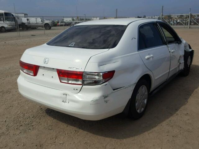 1HGCM56354A135783 - 2004 HONDA ACCORD WHITE photo 4