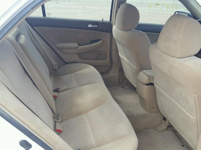 1HGCM56354A135783 - 2004 HONDA ACCORD WHITE photo 6