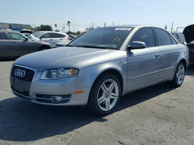 WAUAF78E57A073586 - 2007 AUDI A4 2 GRAY photo 2