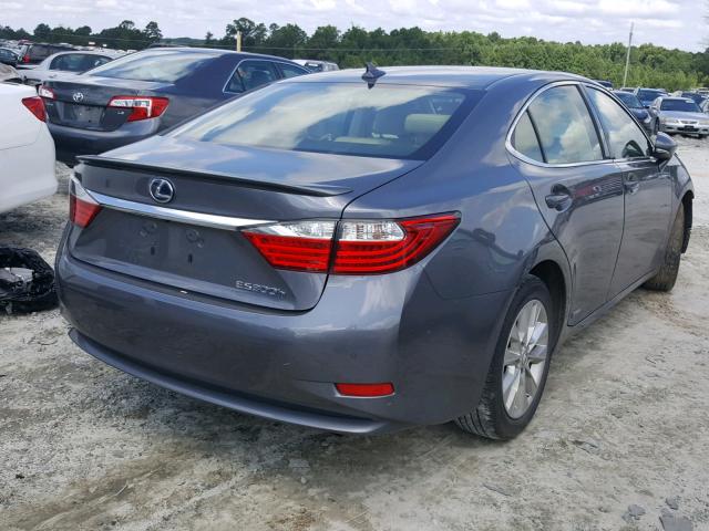 JTHBW1GG7D2036762 - 2013 LEXUS ES 300H GRAY photo 4