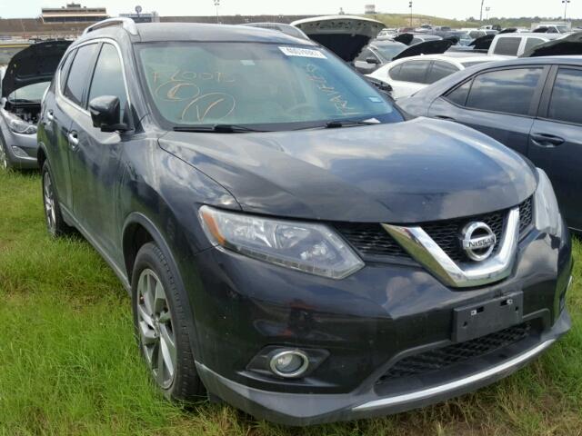 5N1AT2MT3EC774479 - 2014 NISSAN ROGUE BLACK photo 1