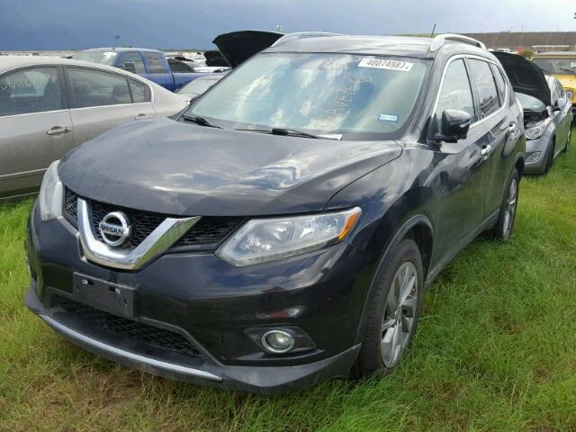 5N1AT2MT3EC774479 - 2014 NISSAN ROGUE BLACK photo 2