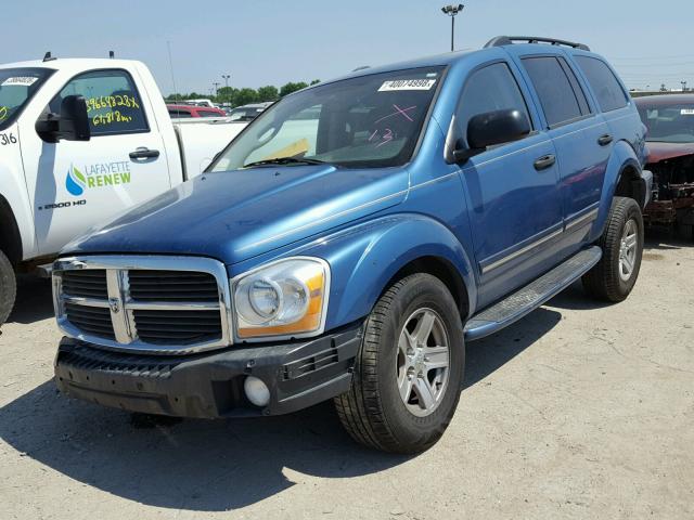 1D4HB58D15F568637 - 2005 DODGE DURANGO LI BLUE photo 2