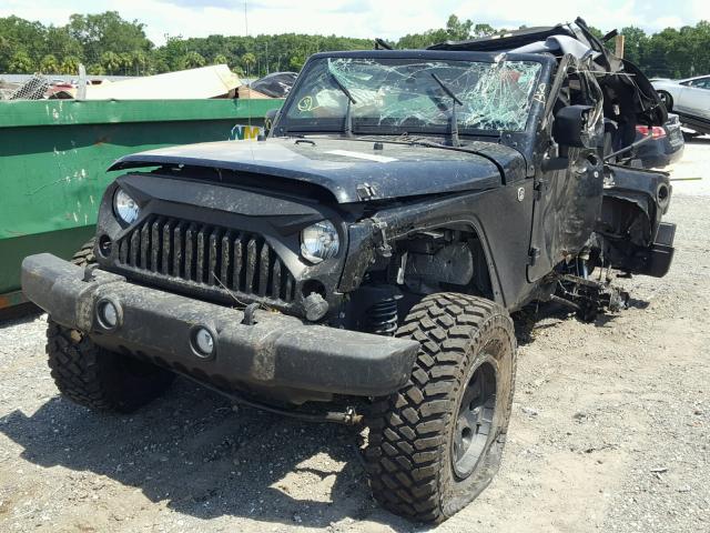 1C4AJWAG2FL608089 - 2015 JEEP WRANGLER S 黑色 照片 2