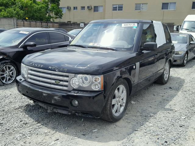 SALME15488A295934 - 2008 LAND ROVER RANGE ROVE BLACK photo 2