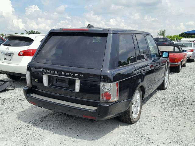 SALME15488A295934 - 2008 LAND ROVER RANGE ROVE BLACK photo 4