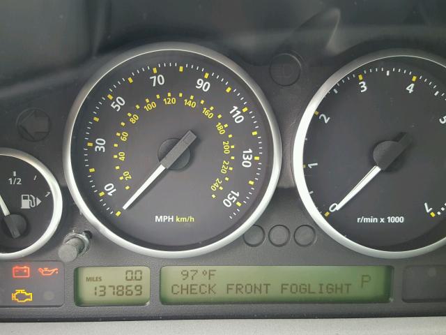 SALME15488A295934 - 2008 LAND ROVER RANGE ROVE BLACK photo 8