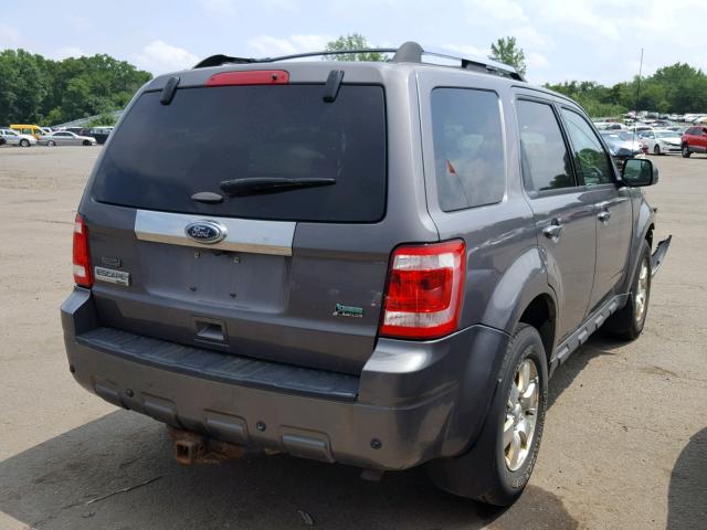 1FMCU9EG7BKC47093 - 2011 FORD ESCAPE LIM GRAY photo 4