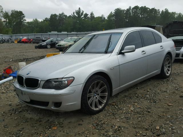 WBAHL83506DT07280 - 2006 BMW 750 I SILVER photo 2