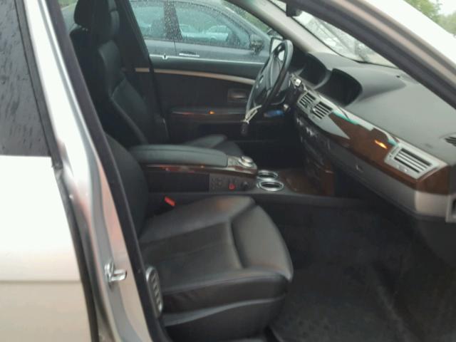 WBAHL83506DT07280 - 2006 BMW 750 I SILVER photo 5