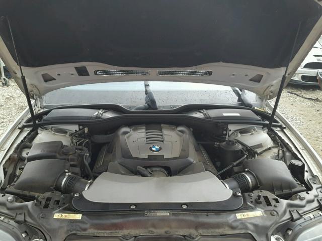 WBAHL83506DT07280 - 2006 BMW 750 I SILVER photo 7