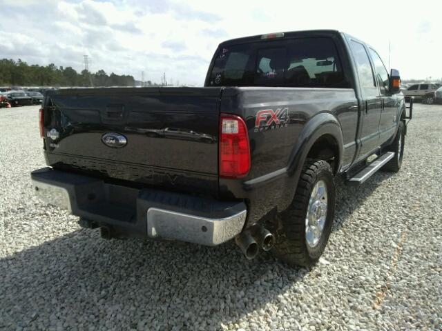 1FT7W2BT6FEB51307 - 2015 FORD F250 SUPER BLACK photo 4