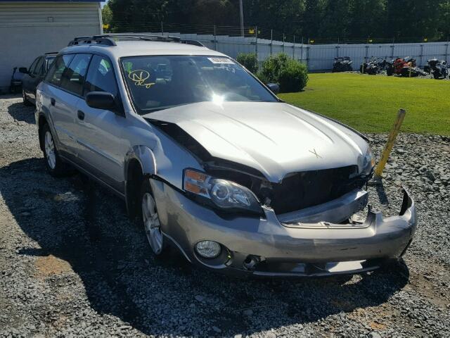 4S4BP61C857309175 - 2005 SUBARU LEGACY OUT SILVER photo 1