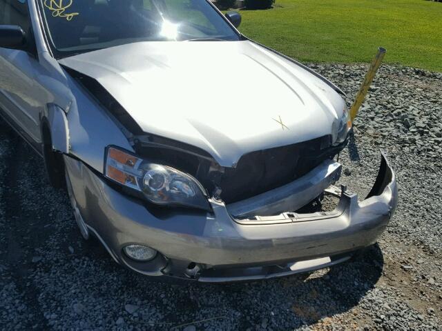 4S4BP61C857309175 - 2005 SUBARU LEGACY OUT SILVER photo 9