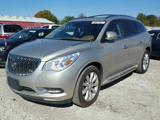 5GAKVCKD2FJ306651 - 2015 BUICK ENCLAVE GOLD photo 2