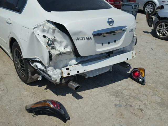 1N4AL2AP6CN429742 - 2012 NISSAN ALTIMA BAS WHITE photo 9