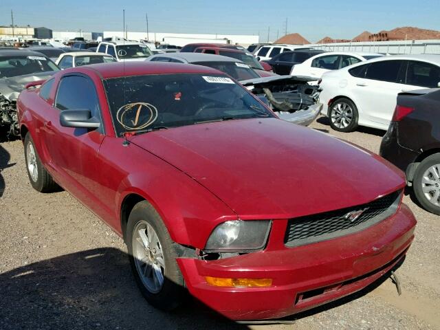 1ZVHT80N185158380 - 2008 FORD MUSTANG RED photo 1