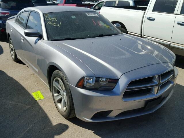 2C3CDXBG4EH256573 - 2014 DODGE CHARGER SE SILVER photo 1