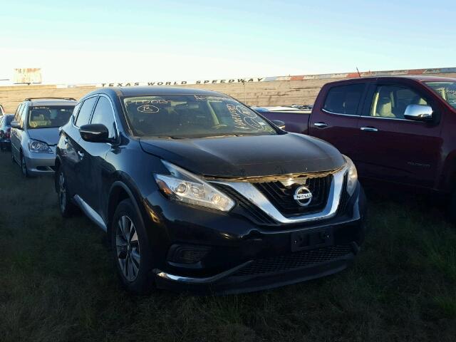 SN1AZ2MG2FN222401 - 2015 NISSAN MURANO S/S BLACK photo 1