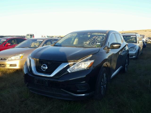 SN1AZ2MG2FN222401 - 2015 NISSAN MURANO S/S BLACK photo 2