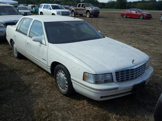 1G6KD54Y2XU725101 - 1999 CADILLAC DEVILLE WHITE photo 1