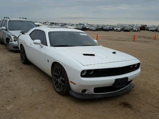 2C3CDZFJ4GH153190 - 2016 DODGE CHALLENGER WHITE photo 1