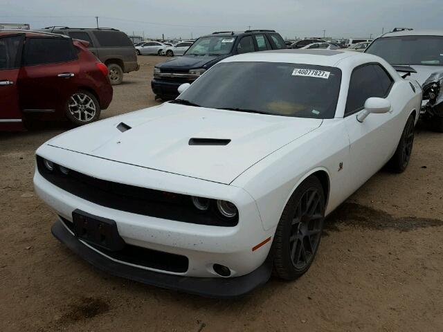 2C3CDZFJ4GH153190 - 2016 DODGE CHALLENGER WHITE photo 2