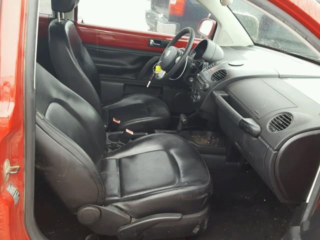 3VWRW31C46M423974 - 2006 VOLKSWAGEN NEW BEETLE Qırmızı foto 5