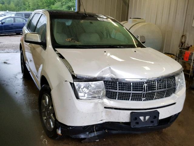 2LMDU68C67BJ13340 - 2007 LINCOLN MKX WHITE photo 1