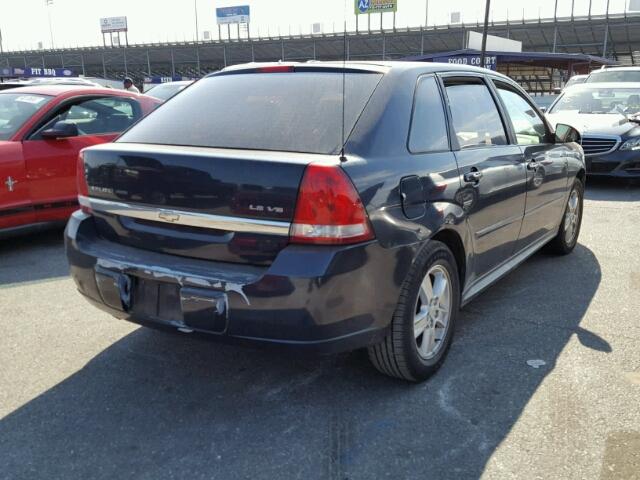 1G1ZT628X5F339351 - 2005 CHEVROLET MALIBU MAX 黑色 照片 4