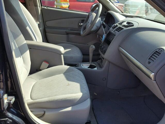 1G1ZT628X5F339351 - 2005 CHEVROLET MALIBU MAX 黑色 照片 5