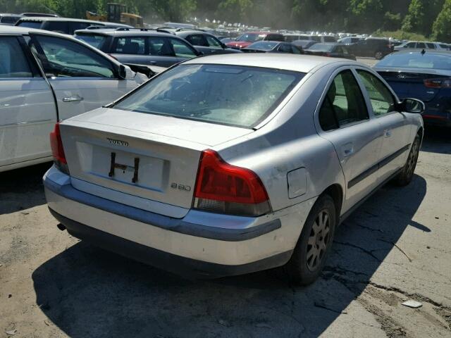 YV1RS61R922104201 - 2002 VOLVO S60 Plata foto 4