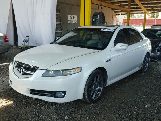 19UUA765X7A003293 - 2007 ACURA TL TYPE S WHITE photo 2