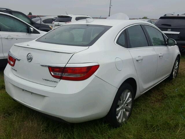 1G4PP5SK9G4103826 - 2016 BUICK VERANO WHITE photo 4